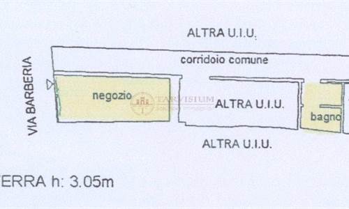 negozio in via di forte passaggio